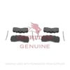 Meritor KIT2252H2CG Disc Brake Pad Set Disc Brake Pad Set, ADB, 9 13/16 in. Backing Plate Width, Twin Piston, MA9300 Lining,