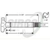 Sirco C608R Air Brake Camshaft Air Brake Camshaft - RH, 1-1/8" Head, 1-1/2"-28 Spline, 1-1/2" D Journal