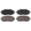 Advics AD0457 Disc Brake Pad Set Ultra-Premium Ceramic Formulation Brake Pads