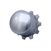 Alcoa 077100 Axle Hub Cap Axle Hub Cap - Rear, Chrome, For Multi-Piece Hub Cover System