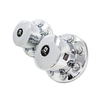 082133 by ALCOA - Axle Hub Cap - Rear, 8 x 275 mm. Bolt Pattern, Chrome