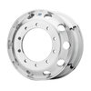 Alcoa 886510 Wheel Wheel, Aluminum, 22.5" x 8.25", 10 Bolt Holes, 146mm Offset, Brushed Finish