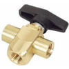 Hendrickson 334-2017 Lift Axle Control Panel Valves Lift Axle Control Panel Valves - SURELOK 3-Way Ball Valve, 1/4" NPT Ports