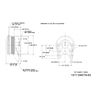 Kit Masters 1077-08079-05X Engine Cooling Fan Clutch Pulley Bracket Kysor-Style Hub - Remanufactured