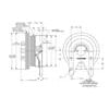 Kit Masters 010020732X Engine Cooling Fan Clutch Pulley Bracket Kysor-Style Hub - Remanufactured