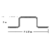 Great Dane Trailers GDP69102522 Frame Crossmember CROSSMEMBER-HAT STEEL