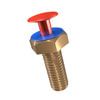Rev HD RT-0003 Axle Hub Bolt Replacement Hub Heat-Check Bolt - Alerts at >250 deg F, Pack of 12