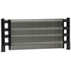 Hayden 1241 Automatic Transmission Oil Cooler Oil Cooler - 8"x21"x1.5", Copper Tube, Aluminum Fins, Black, Heavy Duty,