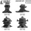 300329 by ANCHOR MOTOR MOUNTS - ENGINE MNT KIT