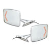 United Pacific 111111 Door Mirror Exterior Side Mirror - Chrome-Plated, for Vintage 1973-1987 Chevy/GMC Trucks