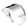 United Pacific C5002 Door Mirror Rain Guard Visor Door Mirror Rain Guard Visor - Peep Mirror Visor, Stainless Steel, 4",