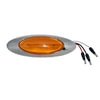 Panelite 00212372 Marker Light M1 Amber LED Turn Signal - .180 Bullets, Bezel, Screws, 12V/0.12A