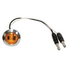 Panelite 00212908 Marker Light LITE 3/4" ROUND AMBER LENS W/BEZEL SL