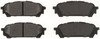 D1004CT by BENDIX - CT-3 Ceramic Rear Disc Brake Pads