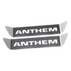 Panelite 60182003 Sleeper Skirt Kit DOOR KICK PLATE, MACK, W/ANTHEM LOGO CUT OUT