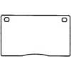 Bendix MKD135IQ Disc Brake Pad Set Semi-Met Disc Pad Set
