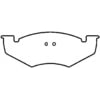 MKD416 by BENDIX - Disc Brake Pad Set - Semi Metallic