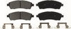 Bendix MKD757FM Disc Brake Pad Set FLEET METLOK Disc Brake Pad Set