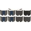 Bendix MKD983 Disc Brake Pad Set Semi-Met Disc Pad Set