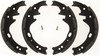 Bendix R572 Drum Brake Shoe Relined Shoe Set