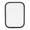Grote 12073 Door Mirror Rolled-Rim Mirror with Ball Swivel - Stainless Steel