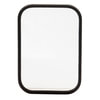 Grote 12102 Door Mirror Mirror, Black, Outer Protective Bumper Type