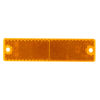 Grote 40133 Reflector Assembly Mini Stick-On / Screw-Mount Rectangular Reflectors, Amber