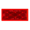 Grote 40302 Reflector Assembly Stick-On Rectangular Reflectors, Red