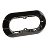 Grote 42152 Turn Signal Light Bracket Surface-Mount Snap-In Flange For 6" Oval Lights, Black