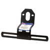 Grote 430225 License Plate Light Housing Universal Steel Offset License Plate Bracket, Black