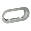 Grote 43220 Turn Signal Light Bracket Theft-Resistant Mounting Flange For 6" Oval Lights, Gray
