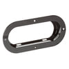 Grote 43222 Turn Signal Light Bracket Theft-Resistant Mounting Flange for 6″ Oval Lamps, Black, Polycarbonate