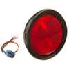 Grote 52782 Tail Light Torsion Mount(R) II 4" Stop Tail Turn Lights, Female Pin, Red Kit (52772 + 91740 + 67000)