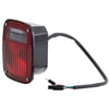 Grote 52972 Tail Light Two-Stud Ford Stop Tail Turn Light with Pigtail & Molded Plug, Red