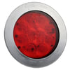 Grote 54042 Tail Light SuperNova(R) 4" 10-Diode Pattern LED Stop Tail Turn Lights, Hard Shell Connecter, Stainless-Steel