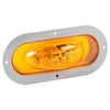 54243 by GROTE - SuperNova(R) Oval LED Side Turn Marker Lights, Gray Theft-Resistant Flange, Male Pin