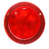 Grote 54602 Tail Light STT, RED, LED, 4", w/ INTEGRAL FLNGE, MALE PIN