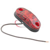 Grote 47012 Side Marker Light CLR/MARKER LAMP, 2.5", OVAL, RED, SUPERNOVALED