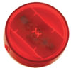 Grote 47332 Clearance Light SuperNova 2" Round LED Marker Light, 24V, Red, PL-10 Connection