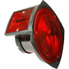 Grote 50532 Tail Light STT,4",RED,2-STD W/RFLCTR/SIDEMKR,W/LCNS
