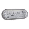 Grote 77361 Emergency Warning Light Oval LED Strobe Lights, Clear