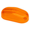 Grote 90063 Side Marker Light Lens Clearance Marker Replacement Lenses, 4" Amber