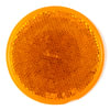 Grote 40053 Reflector Assembly Round Stick-On Reflector, Amber