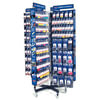 Grote 01062 Electrical Assortment and Merchandiser 8-Sided Electrical Accessory Display, 72" Tall x 48" Wide, Heavy Duty