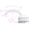 Abex SDA4515ED-B47 Drum Brake Shoe Lining Drum Brake Shoe Lining