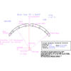EX4710D-S43 by ABEX - Drum Brake Shoe Lining