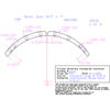 EXP4515CD-S43 by ABEX - Drum Brake Shoe Lining