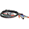 Tectran 169153 Air Brake Hose and Power Cable Assembly Air Brake Hose and Power Cable Assembly - 15 ft. 4-in-1, Horizontal
