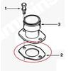 PAI 131323 Multi-Purpose Gasket Water Outlet Gasket - Cummins 855 Series Application