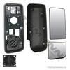 563.75028 by AUTOMANN - Passenger Side Door Mirror Head, RH, Heated, Black PE, for Peterbilt 579